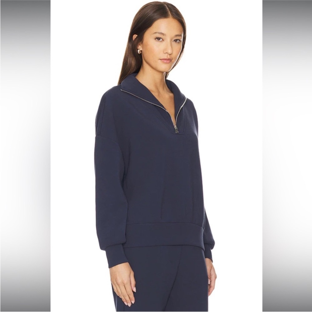NWT Varley Hawley 1/2 Zip Navy Women’s Sweater - Picture 7 of 11